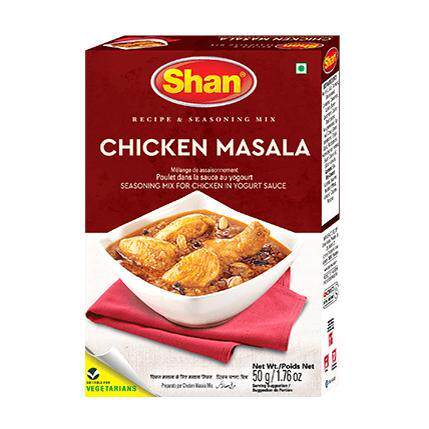 SHAN CHICKEN MASALA 50G 巴基斯坦咖喱鸡玛萨拉咖喱鸡腿玛莎拉