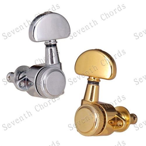 直角孔位带锁弦吉他弦钮扭 後弦锁木电吉他琴弦钮旋钮弦轴上弦器