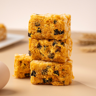 漠漠有礼肉松海苔沙琪玛全麦整箱无蔗糖充饥早餐饱腹办公室零食