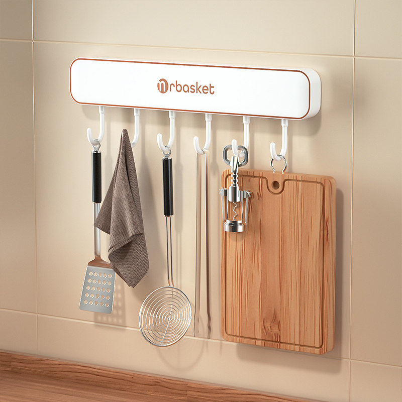 厨房挂钩壁挂式免打孔挂锅勺子铲子多功能置物架上墙刀具收纳架子,厨房/烹饪用具,厨房置物架/置物柜/角架,淘宝优惠券,粉丝福利购,淘宝优惠卷