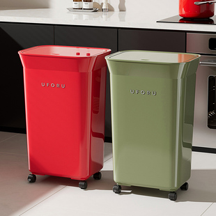 厨房垃圾桶专用家用2026新款加高带盖卫生桶客厅免弯腰大号大容量