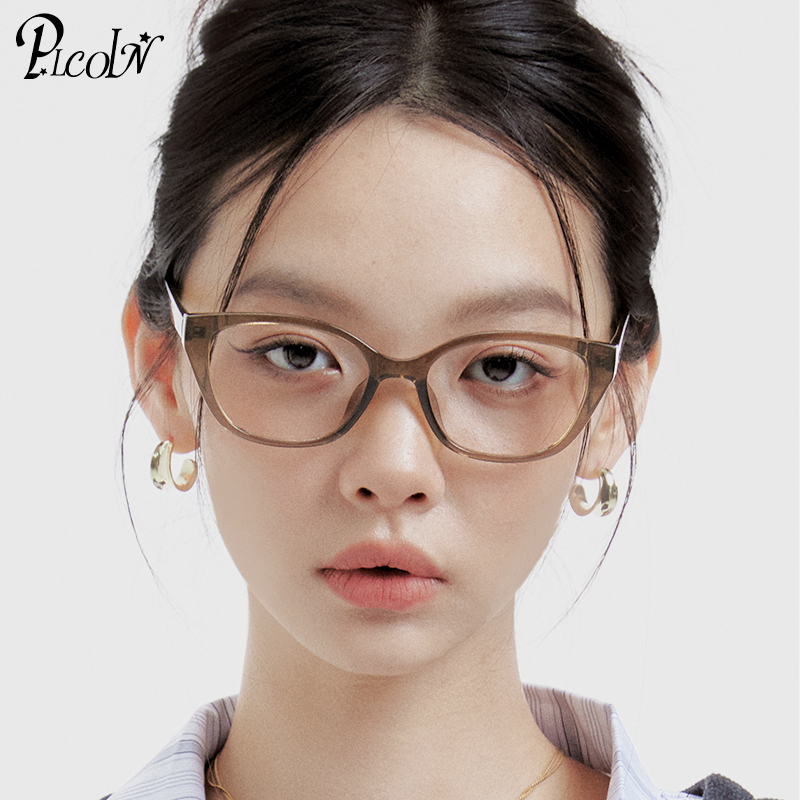 女PLCOIN猫眼素颜超轻TR90镜架