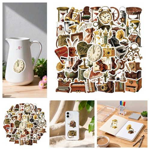 复古物件新款冰雪世界涂鸦贴纸