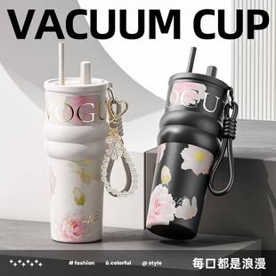 陶瓷胆保夏温女士高颜值2025新款 2025新款 天水杯大容量巨杯无霸冰