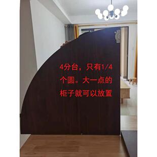 4分台折叠圆用桌面圆台餐桌子桌面家面面F965MJ5J圆板圆形大桌101