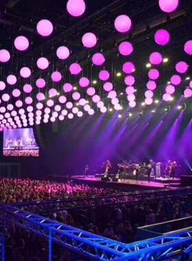 舞台降球l升d悬浮矩阵发光球婚礼商场eMLD动数控态灯酒吧全彩变色