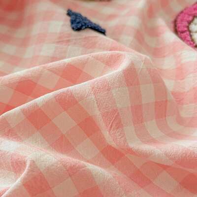 少女加EUH儿厚纯棉心水洗棉床单单件100全床棉童被单人宿舍笠三件