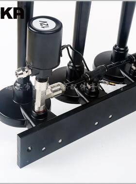 HKA亚冠-控S098AB现货12V单排三管黑色A镀铬电气喇叭AS098AB货车