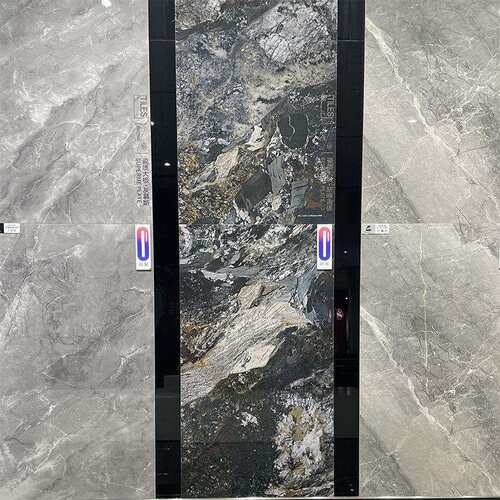 佛RHP山色瓷砖5通大理石深灰客厅亮面防滑地砖70x1500瓷体质大板