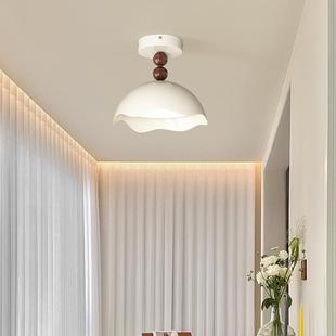 阳廊奶油风台灯约创意玄关过简道走灯全741光谱护眼中古风蛋壳吸