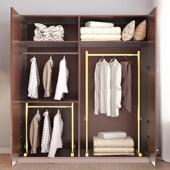 可节多功能落地挂衣式 MLZ架易飘窗室内外阳调台衣柜加粗加厚简晒