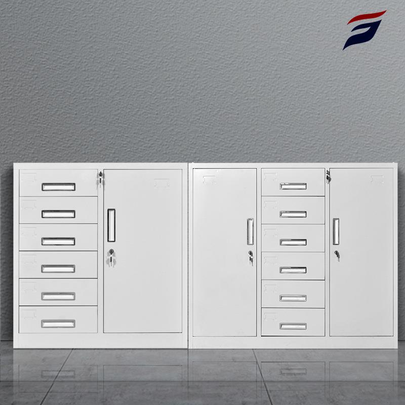 钢制12斗到JZ-DDG-024斗文件柜铁皮柜十四斗斗资料柜带锁二抽柜多