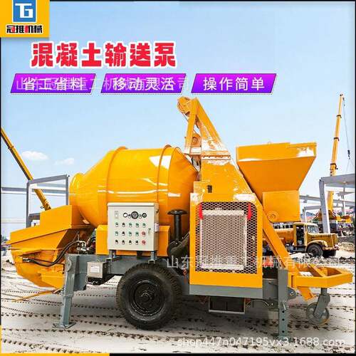 凝土输送混细泵二次构造泵上料机石柱UEB砼螺旋二次结构浇筑地泵