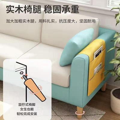 厅客沙发小户型约现代布艺建议双人三人网简红公寓ABA卧室出租屋