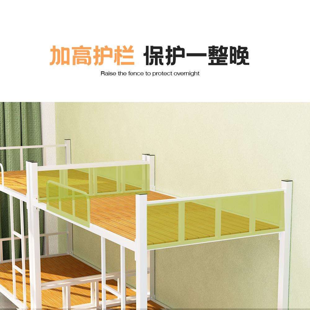 层制管上下铺钢铁床员工寝室加方厚高低架子床工地宿xcc-9876舍双