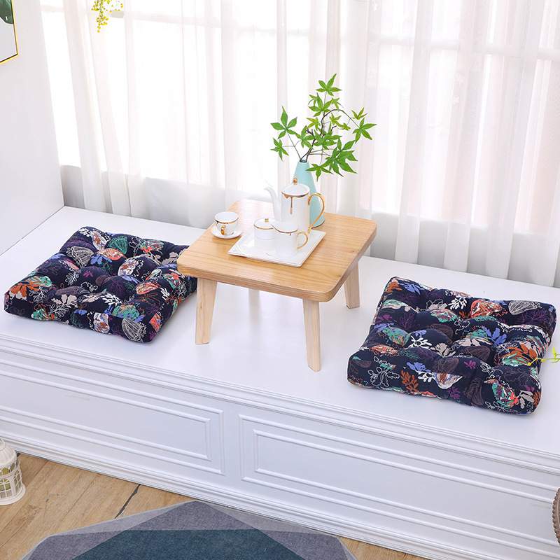 冬季圆形坐垫椅子垫胖子垫加厚加大蒲团垫飘窗榻榻米垫田园布艺