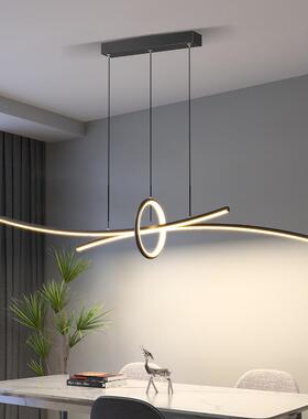 简101614极餐餐厅灯创意个性设计术师艺吧台现代简约办公室长条吊