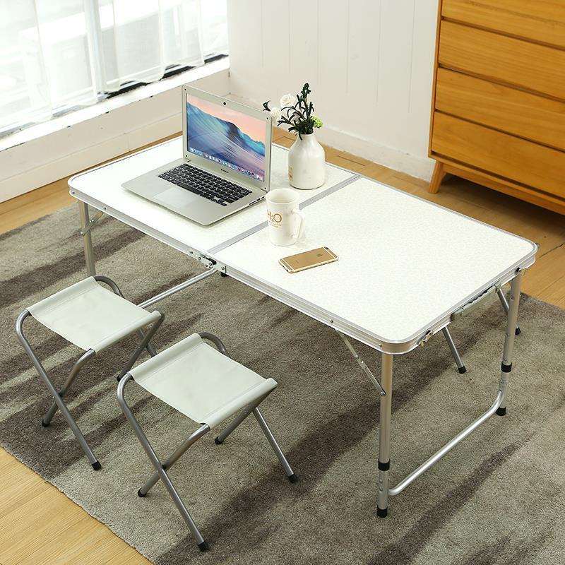 叠折推桌户外便携摆摊桌家用桌餐椅简易展业地长可吃饭小桌厂家直