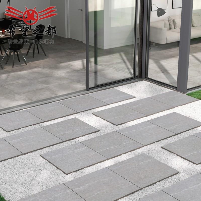 广东佛山室砖别墅花园瓷岩石英砖地铺石地砖大板瓷60外060GT62006