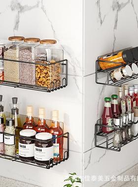 跨境厨房调料架免打Z-GL2305孔家料用味调架壁挂式多功能香料品纳