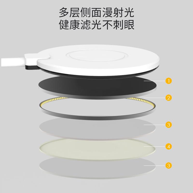 学生书桌护眼作业看书儿学习专45406用童写光谱阅读灯国AA级led全