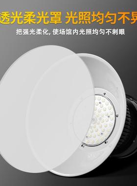 鳍片LED工矿厂房间灯超3001亮20w仓库车灯黑色工业灯照明吊0灯天