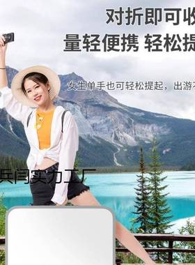 折桌小RG102347户外便简携吃饭桌手提升降桌叠子夜市摆摊展示桌出