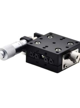 嘉立创FA X轴位移平台手动精密微调升降工作台光学移动滑台EEIC01