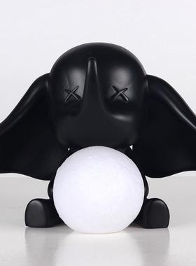 现厅代卡CCX通创物意动小象摆件样板间售楼饰处儿童房客玄关桌面