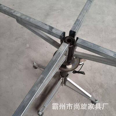 落地钢架电动餐桌控支LBO盘架自展示遥机芯转旋转圆桌全动饭店厂