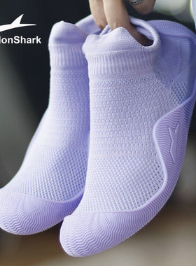 GallonShark运动健身鞋男女同款轻便透气静音瑜伽防滑减震袜子鞋