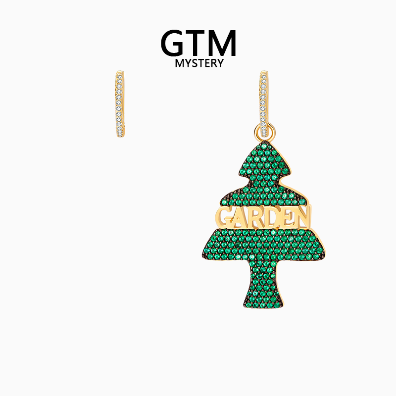 GTMGARDEN幸运树耳环小众高级