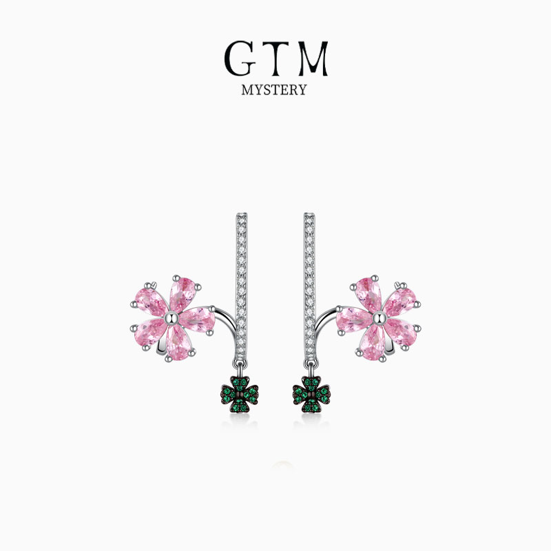 GTM彼岸花开耳环轻奢质感
