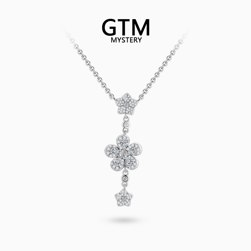 GTM纯银项链女颈链长款轻奢小众