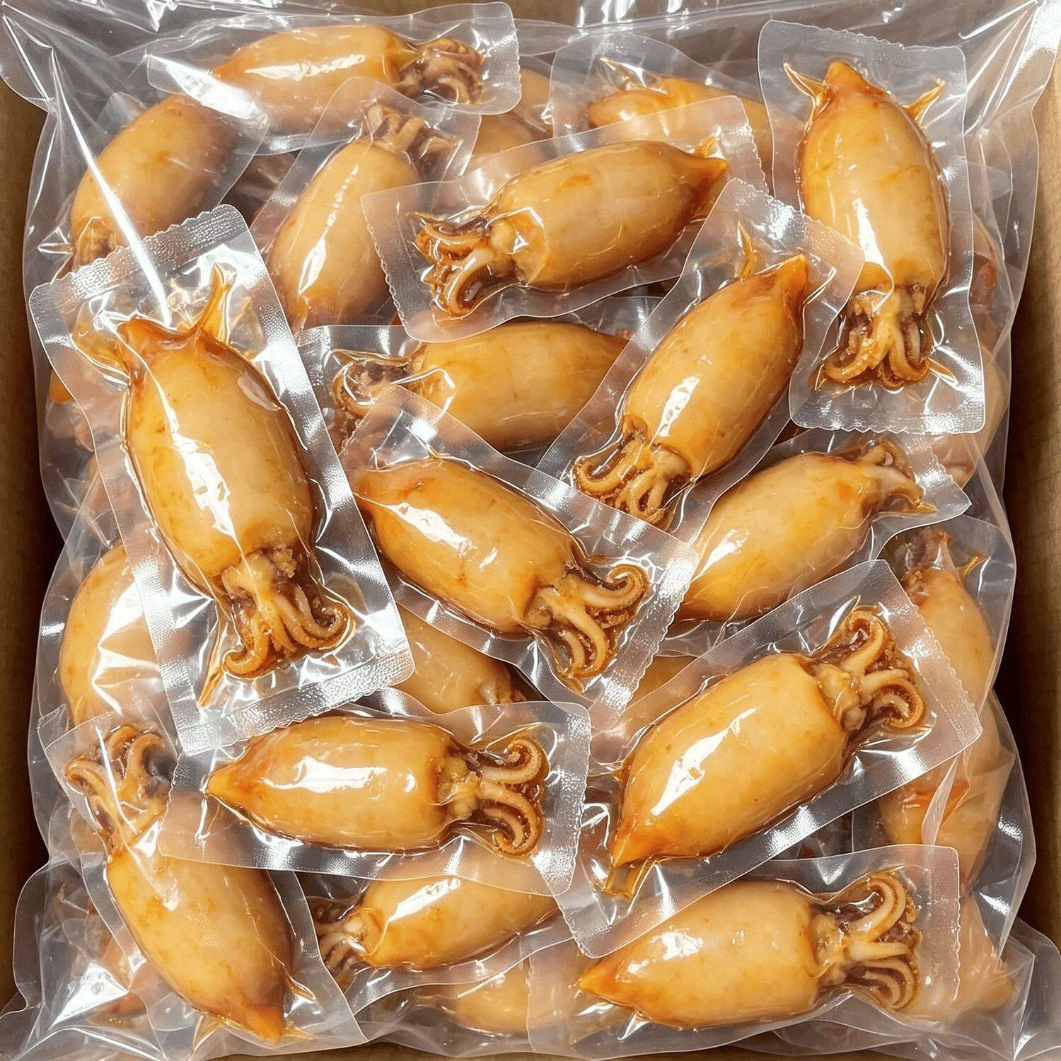 开袋即食带籽鱿鱼仔香辣烧烤墨鱼仔小包装鱿鱼仔零食官方旗舰店