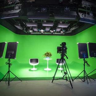 真三维虚拟演播室搭建校园电视台虚拟抠像背景实时合成录音棚设计