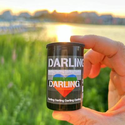 五卷包邮 乐凯shd400darling黑白胶卷135全新铁壳 非回收铁壳分装