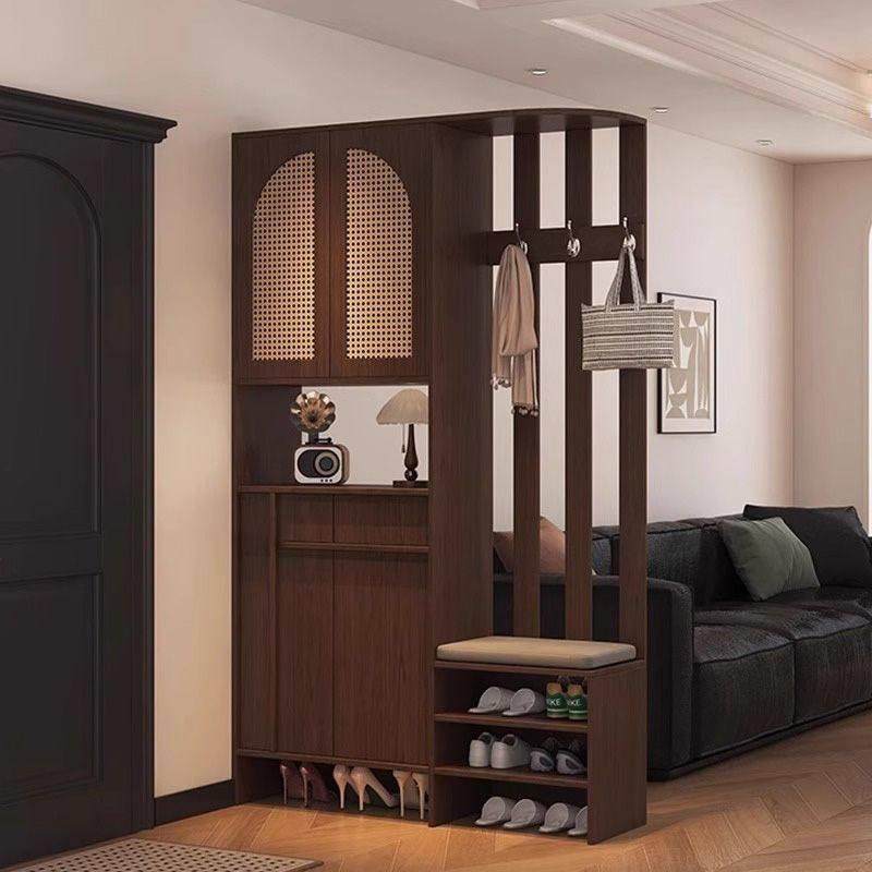 中古风玄关柜鞋柜家用入户门口一体靠墙复古隔断柜储物柜子可定制,住宅家具,门厅/玄关柜/玄关架,淘宝优惠券,粉丝福利购,淘宝优惠卷