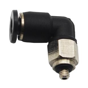 M6mm 气动快速气管接头快插迷你微型直角弯头PL6