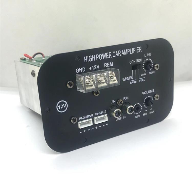 包邮M80A方形12V大功率对管车载低音喇叭功放板8寸10寸12寸汽车炮