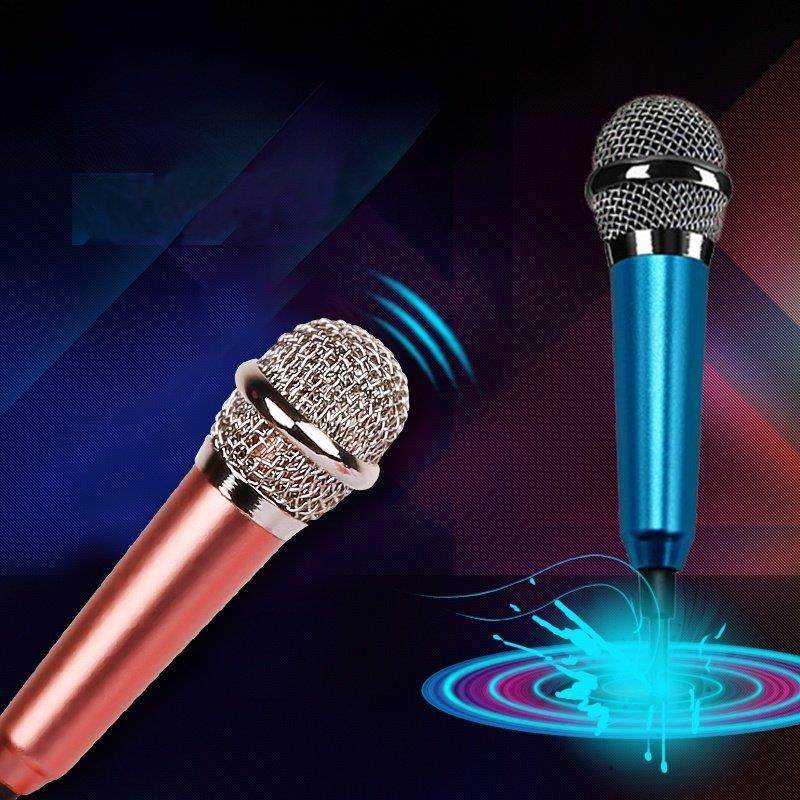 迷你手机麦克风有线电容麦克风全国卡拉ok小型唱歌麦克风专用通用