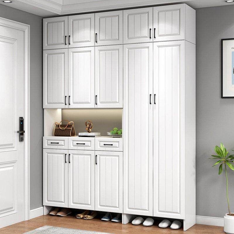鞋柜家用门口入户收纳柜一体大容量靠墙玄关柜2025新爆款走廊鞋柜,住宅家具,鞋柜,淘宝优惠券,粉丝福利购,淘宝优惠卷
