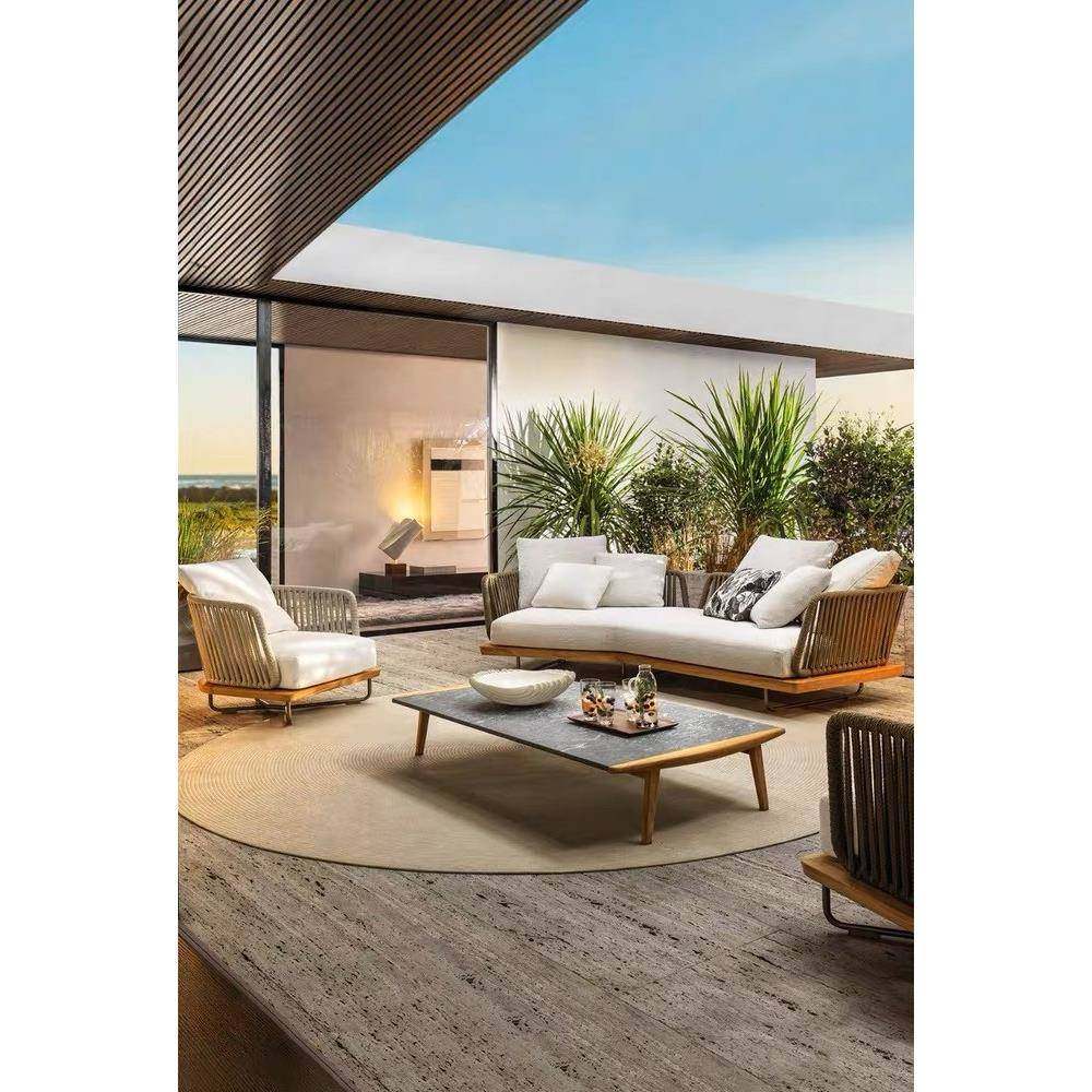 户外沙发组合阳光房庭院花园北欧实木懒人圆形家具椅茶几藤编休闲,住宅家具,户外沙发,淘宝优惠券,粉丝福利购,淘宝优惠卷