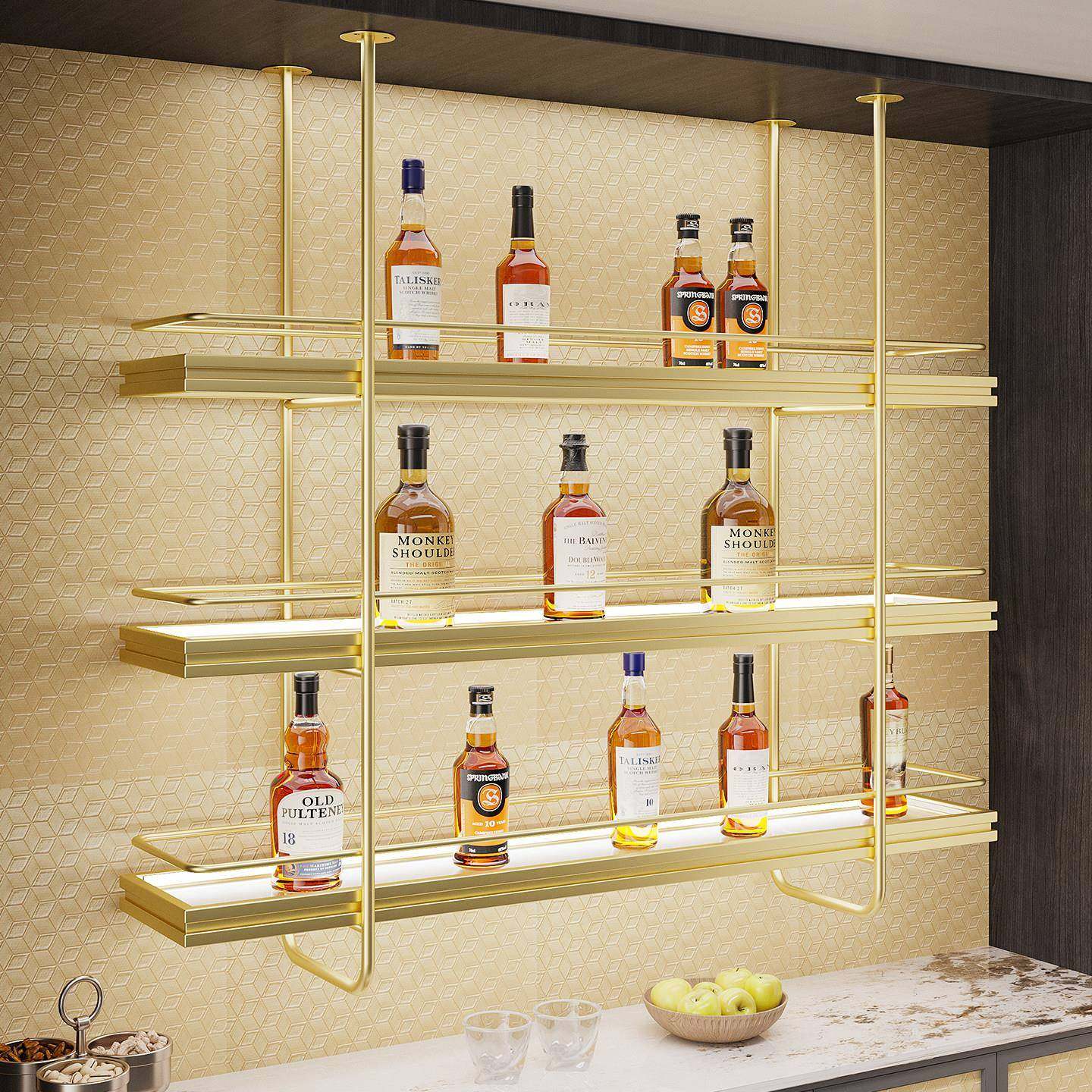 金属酒架吊柜吧台吊架餐厅墙上置物架悬挂酒柜酒水展示架铁艺定制,商业/办公家具,红酒架/柜,淘宝优惠券,粉丝福利购,淘宝优惠卷