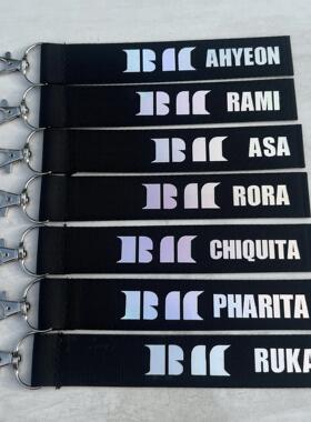 BABYMONSTER宝怪组合周边镭射手机绳 钥匙扣姓名条 BABY MONSTER