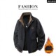 翻领夹克外套2025新款 FASHION男装 利绅服饰男士 加绒加厚宽松上衣