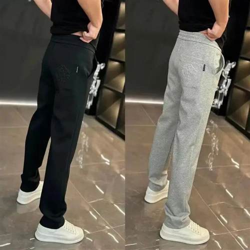 兴飞洋服饰甄选男卫裤弹力散裤松紧腰抽绳高端r时尚长裤帅气休闲