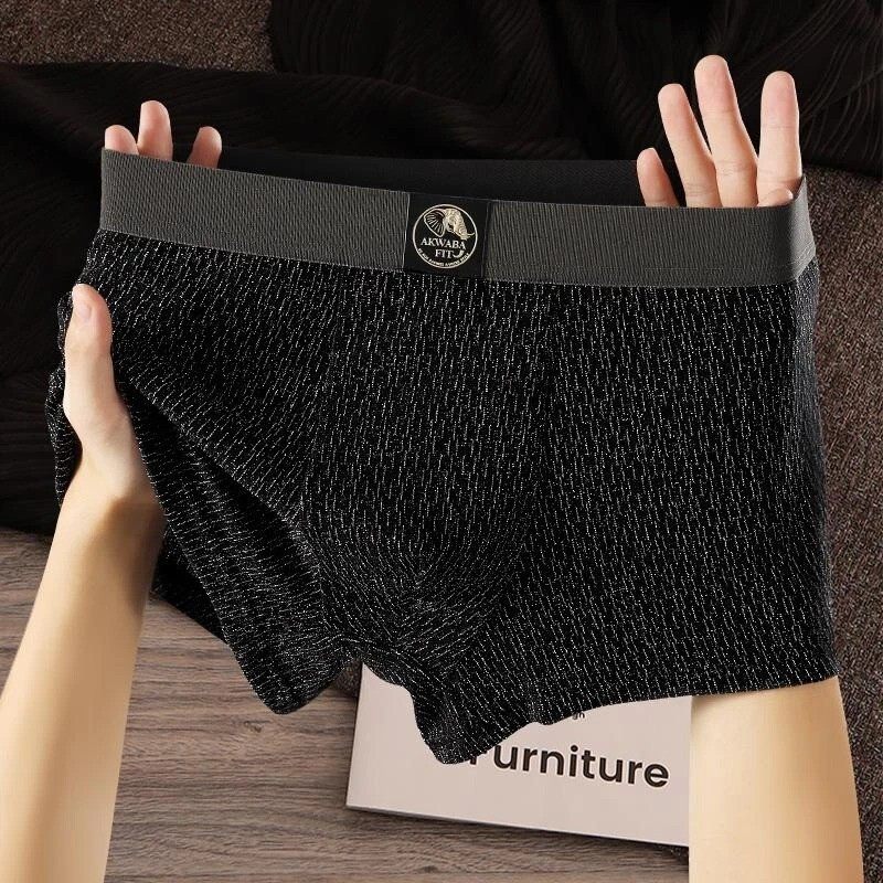 芙倪STUDIO新款男生男士内裤舒适肌理中腰男大码性感透气,女士内衣/男士内衣/家居服,男平角内裤,淘宝优惠券,粉丝福利购,淘宝优惠卷