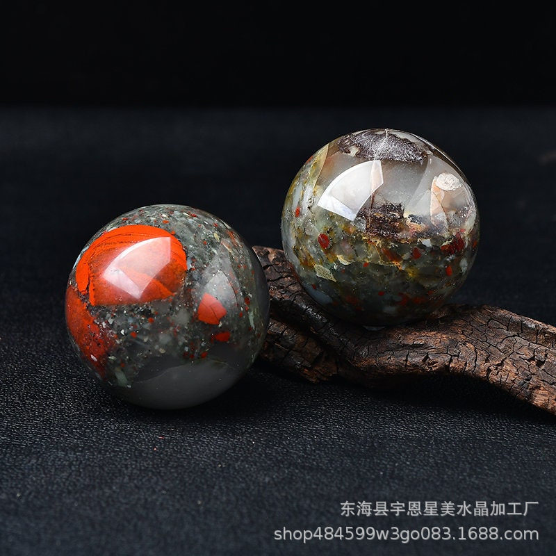 天然水晶龙血石球 水晶原石打磨 家居办公水晶工艺品装饰批发