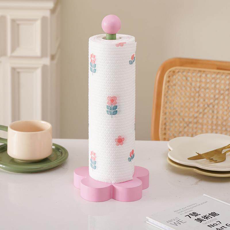 创意花朵纸巾架厨房家居免打孔卷纸架厨房家居好物餐桌收纳置物架